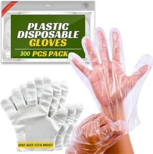 DM SPECIALLY FOR SPECIALIST Transparent disposable gloves for kitchen hand - Use and Throw Gloves Polythene Polyisoprene Examination Gloves
