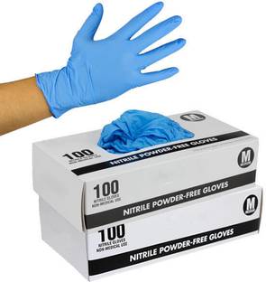E Solutions E medical gloves blue-261 Nitrile Examination Gloves