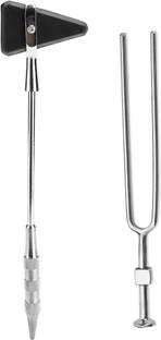 Dr. TORSO Percussion Knee Hammer with Tuning Fork(128Hz) Triangular head Premium Medical Hammer