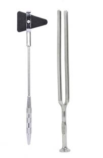 RCSP Medical Knee Reflex Hammer with Tuning Fork, Neurological Tool 512 Hz Medical Hammer