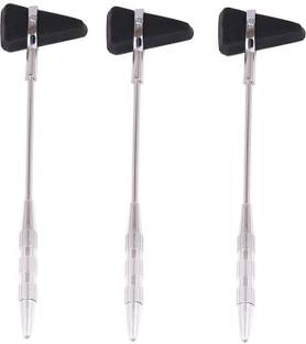 AKH69 Percussion Chrome Plated Handle Knee Hammer Taylor Model (Pack of 3) Medical Hammer
