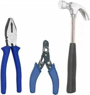 Mass Pro Hand Tool Kit Steel Hammer, Plier Power & Hand Tool Kit Medical Hammer