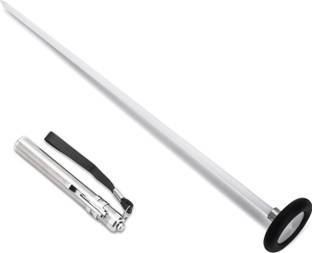 Dr. TORSO Queen Square Knee Hammer With Torch for Doctors | Nurses | Medical Students | Medical Hammer