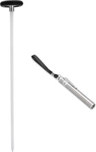 DR DOC DR. DOC Classic Queen Square Reflex Hammer with Pen Torch | for Doctors Medical Hammer