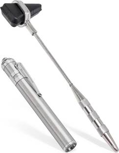 AVIS (LABEL) Medical Knee Hammer and Pocket Pen Torch (Pack of 2) Medical Hammer