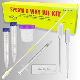 Krishco IUI CANNULA KIT- with PIPETTE, CANNULA AND CONTAINER Intravenous  Cannula