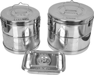 REVITI Dressing Drum 11x9inch, Dressing Drum 9x9 inch, Medical Tray 8x6 inch Stainless Steel Reusable Medical Tray