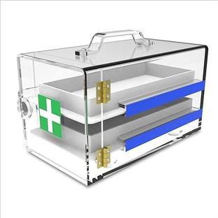 OTICA Formalin chamber 10 inch with 2 trays Premium Quality with 5 mm thick Material Reusable Medical Tray