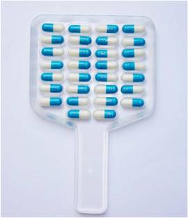 PATCO 30 Holes Manual Capsule Counter (Size 000) Reusable Medical Tray