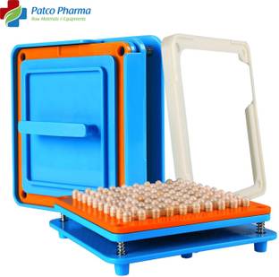 PATCO 100 Holes - Capsule filling Machine / Tray for Size 00 (Upto 1000 mg) Reusable Medical Tray