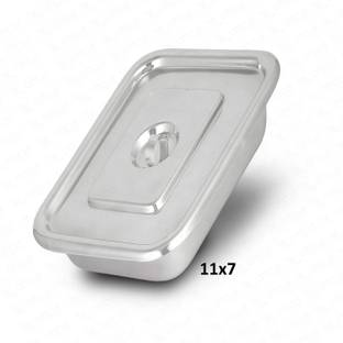 OTICA Dressing Tray Stainless Steel LED (11x07) Reusable Medical Tray Reusable Medical Tray