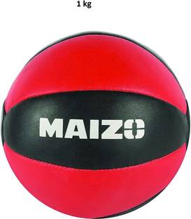 MAIZO Split Leather Medicine Ball for Workout/ Heavyduty Medicine Ball