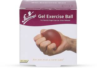 FLAMINGO Premium Silicone Stress Relief Ball for Hand Muscles Strengthening Medicine Ball