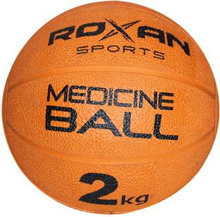 Roxan Medicine Ball, Medicine Ball Workouts, 2kg Champion Medicine Ball, Rubber Molded Medicine Ball