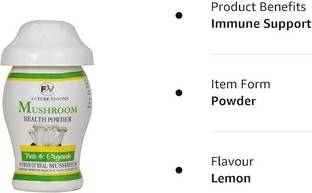 Filfora Mushroom Health Powder 100% Ayurvedic Weight Gainer Net Weight 100g Pack of 1 Medicine Dispenser