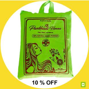 Pankhudi Natural 100% & pure Sojat (Rajasthani) Henna Powder(1000gm) 1kg Natural Mehendi