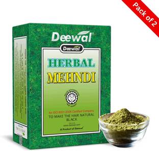 Deewal herbal Black mehndi for men & women for hair 100% Natural Mehendi