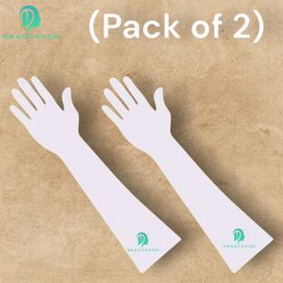 Naagvanshi Reusable Mehndi Practice Hands – Acrylic Model Set for Henna Artists (Pack of 2) Natural Mehendi