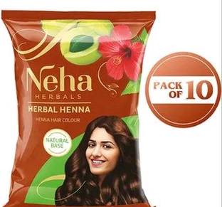 Neha Herbals Neha red powder pack of 10pcs Natural Mehendi