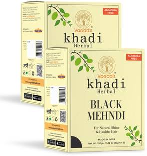 vagad's khadi Black Ammonia Free Henna Natural Mehendi