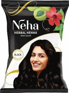 Neha Herbals Neha black powder pack of 20 pcs pouch Natural Mehendi
