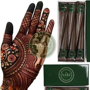 SABZ ORGANICS Sabz Organics Henna Mehendi Cones Natural Mehendi