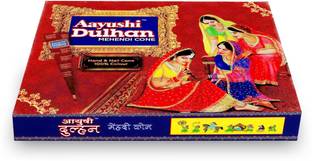Chhelas AAYUSHI Dulhan Mehandi Cone for Hand Designing, Mehndi Cones for Wedding Natural Mehendi