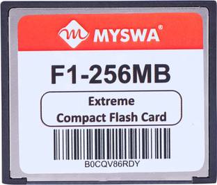 MYSWA F1-CF256MB F1-CF256MB CNC Machine, Railways Locomotives, Airplane, Camera, Desktop etc 256 MB Compact Flash Class 4 20 MB/s  Memory Card Compatible with Camera, Computer, Gaming Console