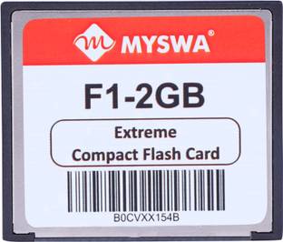 MYSWA F1-CF2GB MYSWA F1-CF2GB F1 Extreme Compact Flash 2GB MLC 2 GB Compact Flash Class 2 10 MB/s  Memory Card Compatible with Computer