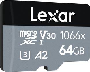 Lexar LMS1066064G-BNANG Ultra 64 GB MicroSD Card Class 10 160 MB/s  Memory Card Compatible with Camera, Computer, Gaming Console, Mobile, Tablet