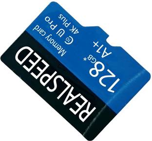 Realspeed PRO 128GB 4K HD 128 GB Memory Stick Class 10 130 MB/s  Memory Card Compatible with Computer, Gaming Console, Mobile, Tablet