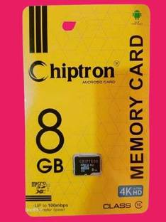 Chiptron ‎ME-CA-123 -018 3.0 8 GB MicroSD Card Class 10 24 MB/s  Memory Card Compatible with Tablet, Computer, Camera, Mobile, Gaming Console