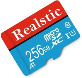 Realstic Memory Card Ultra 256 GB MicroSD Card Class 10 130 MB/s  Memory Card Compatible with Camera, Computer, Tablet, Mobile