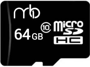MOREBYTE MicroSD Card Black Series Black Series 64 GB MicroSD Card Class 10 90 MB/s  Memory Card Compatible with Mobile