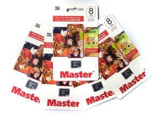 MASTERtm MASTER Class 10 8 GB MicroSD Card Class 10 20 MB/s  Memory Card Compatible with Camera, Computer, Mobile, Tablet, Gaming Console