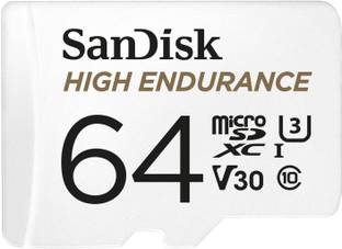 SanDisk SDSQQNR-064G-GN6IA High Endurance 64 GB MicroSD Card Class 10 100 MB/s  Memory Card Compatible with Camera, Mobile