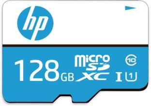 HP 128GB Class 10 Micro SD Memory Card U1 128 GB MicroSD Card Class 10 100 MB/s  Memory Card Compatible with Computer, Camera, Mobile, Tablet