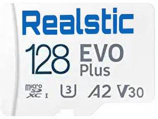 Realstic Class 10, High-Speed, Compatible with Smartphones and Tablets Ultra 128 GB MicroSD Card Class 10 130 MB/s  Memory Card Compatible with Mobile, Tablet, Camera