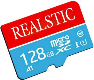 Realstic ULTRA A1 128 GB MicroSD Card Class 10 130 MB/s  Memory Card Compatible with Camera, Computer, Gaming Console, Mobile