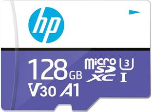 HP MicroSD 128GB with Adapter Memory Card 128GB 128 GB MicroSD Card Class 10 100 MB/s  Memory Card Compatible with Camera, Computer, Tablet, Mobile, Gaming Console