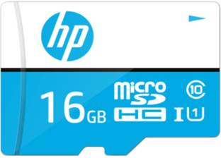 HP 16GB blue Memorycard UHS-I 16 GB MicroSD Card Class 10 80 MB/s  Memory Card Compatible with Camera, Computer, Mobile, Tablet