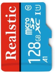 Realstic MMC CARD Memory Card sd card 128 GB MicroSD Card Class 10 130 MB/s  Memory Card Compatible with Camera, Computer, Gaming Console, Mobile, Tablet