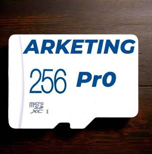 ARKETING 256 GB 1 MICRO 1 ADAPTER 256 GB MicroSDHC Class 10 130 MB/s  Memory Card Compatible with Camera, Mobile, Tablet