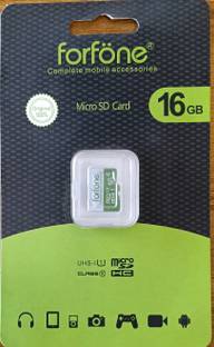 BS FORFONE_MC_16GB ULTRA SPEED MEMORY CARD 16 GB MicroSDHC Class 10 50 MB/s  Memory Card Compatible with Gaming Console, Computer, Tablet, Camera, Mobile