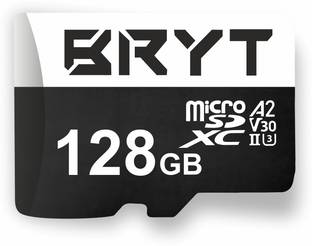 BRYT UHS-1 High Capacity Micro SD Card 128 GB MicroSDHC Class 10 90 MB/s  Memory Card