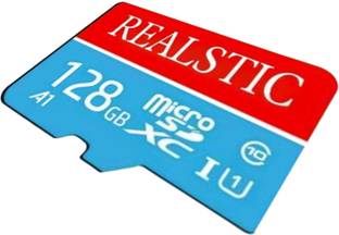 Realstic 128GB-R3 Ultra 128 GB MicroSDXC Class 10 130 MB/s  Memory Card Compatible with Camera, Mobile, Computer, Gaming Console