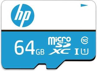 HP MX310/MI310 MI310 64 GB MicroSDXC Class 10 100 MB/s  Memory Card Compatible with Mobile, Tablet, Camera, Computer, Gaming Console
