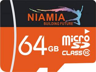 NIAMIA 64GB microSDXC Class 10 Memory Card: Model Number - NM64GBSDXC10 SPEED FLASH 64 GB MicroSDXC Class 10 30 MB/s  Memory Card Compatible with Camera, Computer, Gaming Console, Mobile, Tablet