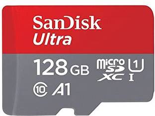 SanDisk IPL-MicroSD-128GB Ultra 128 GB MicroSDXC Class 10 140 MB/s  Memory Card Compatible with Mobile