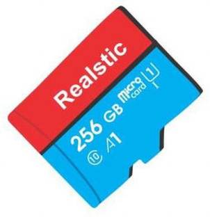 Realstic 256GB-Rl-mmc-049 Ultra 256 GB MicroSDXC Class 10 130 MB/s  Memory Card Compatible with Camera, Computer, Mobile, Tablet